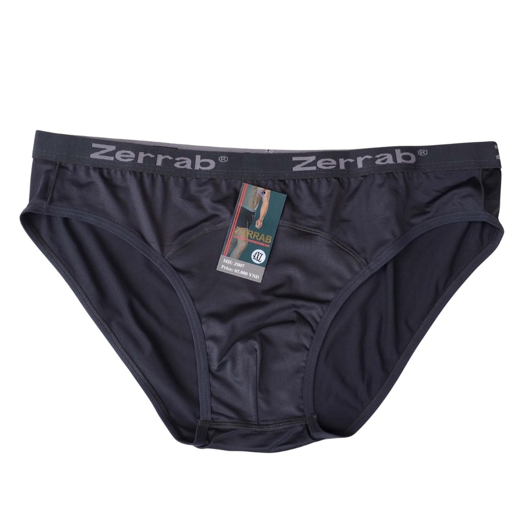 Quần Lót Nam Thun Lạnh Tam Giác Zerrab z007 Big Size 100kg 4XL / Quần Lót Cotton Thông Hơi Cao Cấp / Zerrab - Z007