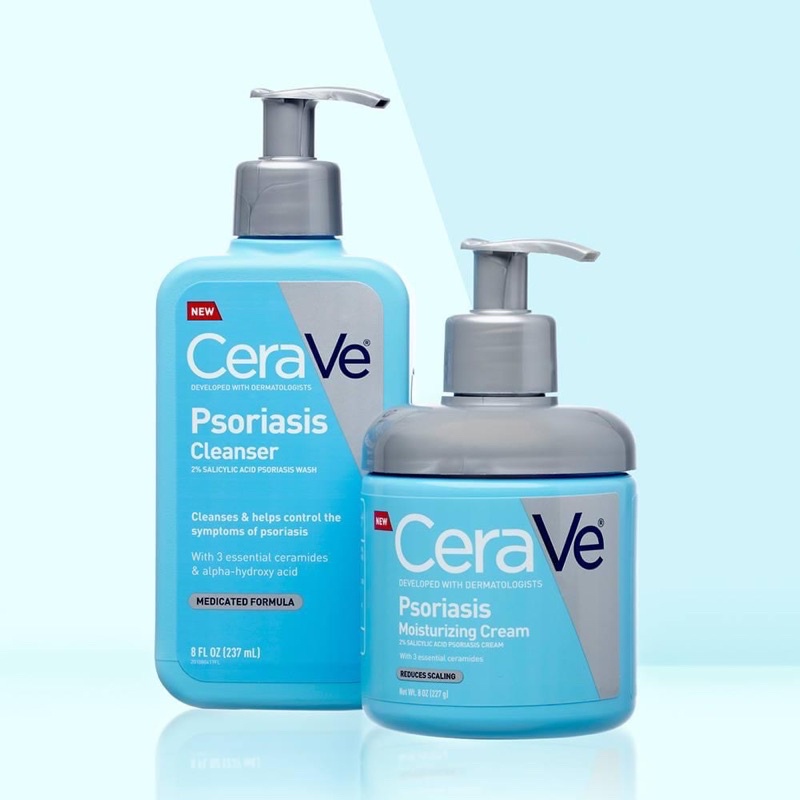 Kem dưỡng hỗ trơ vảy nến,ngứa và viêm da cơ địa CeraVe Psoriasis Moisturizing Cream