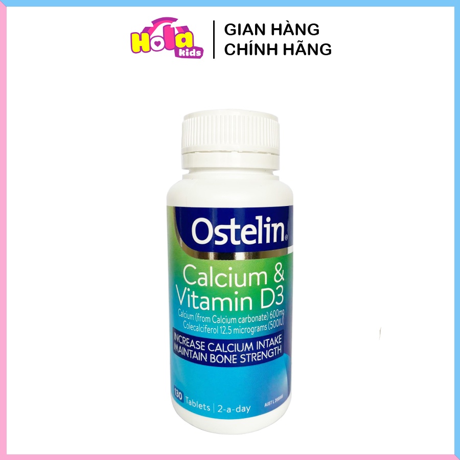 Viên Uống Canxi Và Vitamin D3 Cho Mẹ Bầu Ostelin 130 Viên