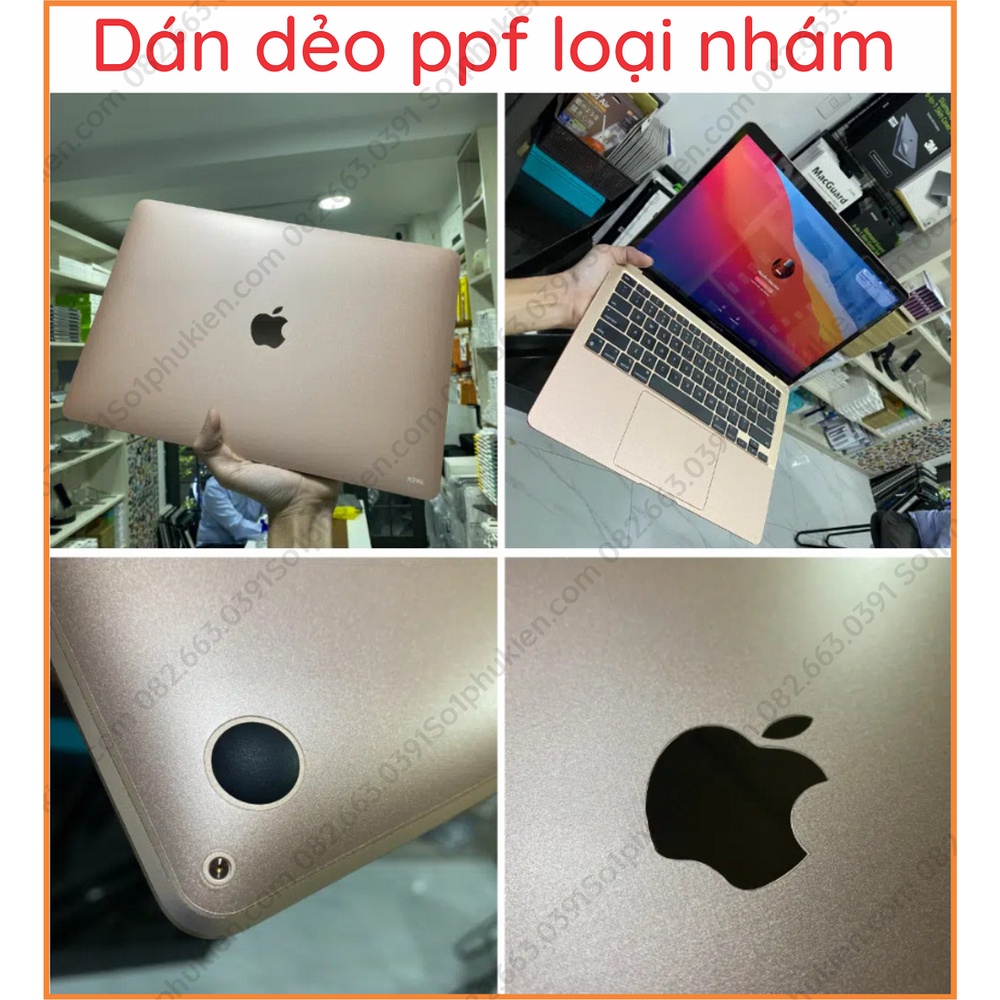 Dán PPF Macbook pro 16 inch 2021 loại trong, nhám giữ cho mac luôn mới hơn 10 năm, tự phục hồi vết thương