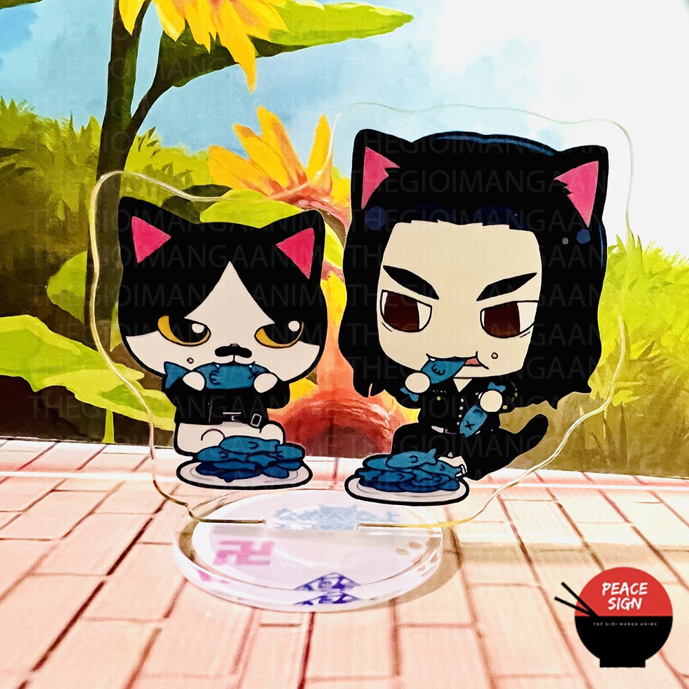 (MINI) Mô hình Standee TOKYO REVENGERS ver NEKO Tai Mèo anime tượng acrylic standee game mica chibi trang trí