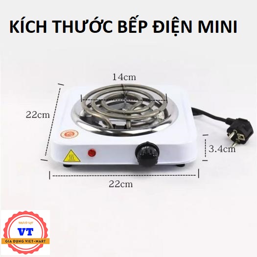 Bếp hơ lá trầu cho bé,  bếp điện mini 500w-1000W bếp xông sau sinh - Bảo hành 6 tháng