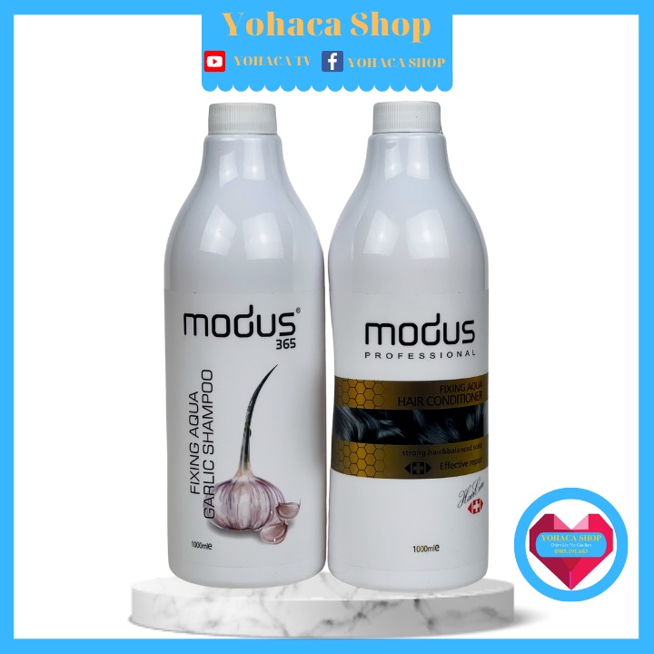 Bộ Dầu Gội Xả Modus Tỏi Kích Thích Mọc Tóc 500/800ml