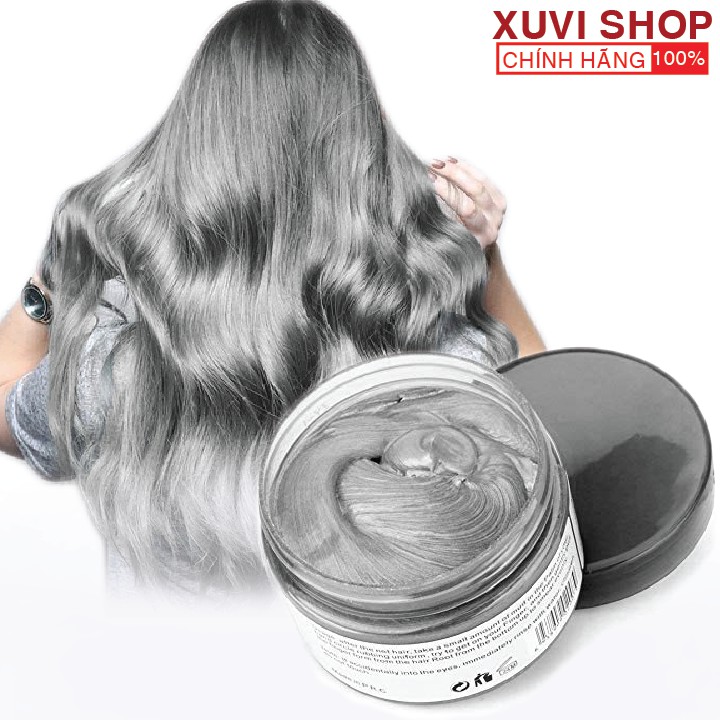 Sáp Vuốt Nhuộm Tóc Màu Xám Khói Cao Cấp MOFAJANG Nhật Bản 120g Chính Hãng Đổi Màu Tạm Thời - XUVI SHOP | BigBuy360 - bigbuy360.vn