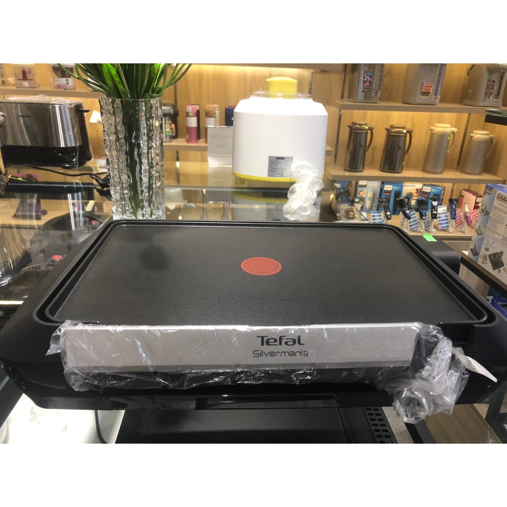 Vỉ nướng điện Tefal 6 mức nhiệt - thương hiệu Pháp CB6708, công suất 1600W, bảo hành 2 năm