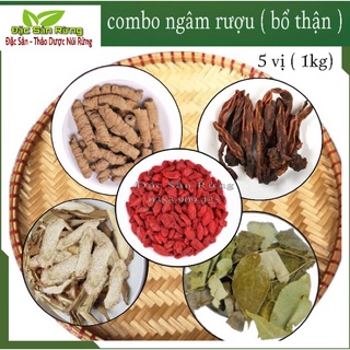 Combo 5 Sản Phẩm - Dâm Dương, Ba Kích, Ngọc cẩu, Sâm cau, Kỷ tử ( tổng 1kg)