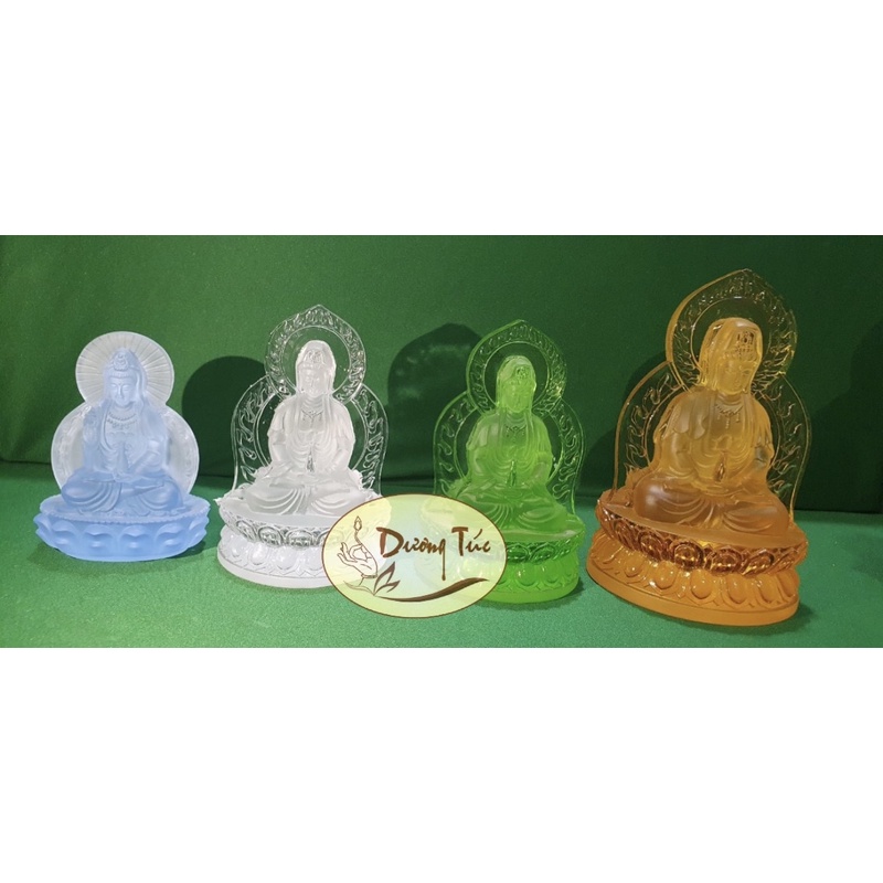 Tượng Quan Âm Đá Lưu Ly (nhiều màu, nhiều size)