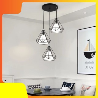Đế ốp đèn thả 3 lỗ tròn dùng cho bộ thả 3 đèn