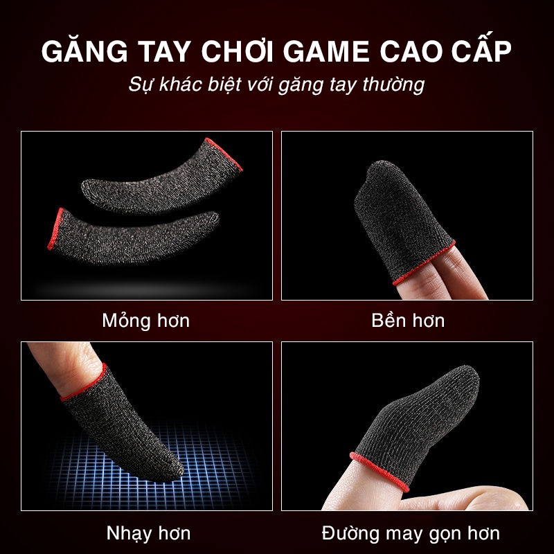 Găng tay chơi game sợi bạc tăng độ nhạy cảm ứng