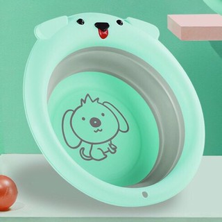 Chậu Rửa Mặt  Gấp Gọn Hình Cún Cho Bé