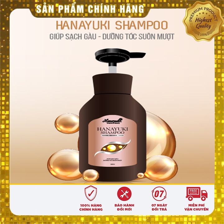 [Chính Hãng] dầu gội đầu Hanayuki shampoo