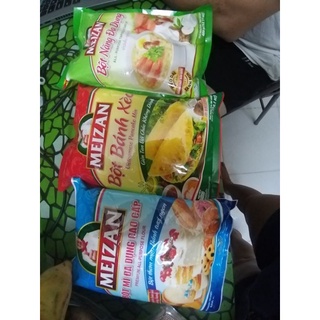 Bột năng, bột mì, bột bánh xèo