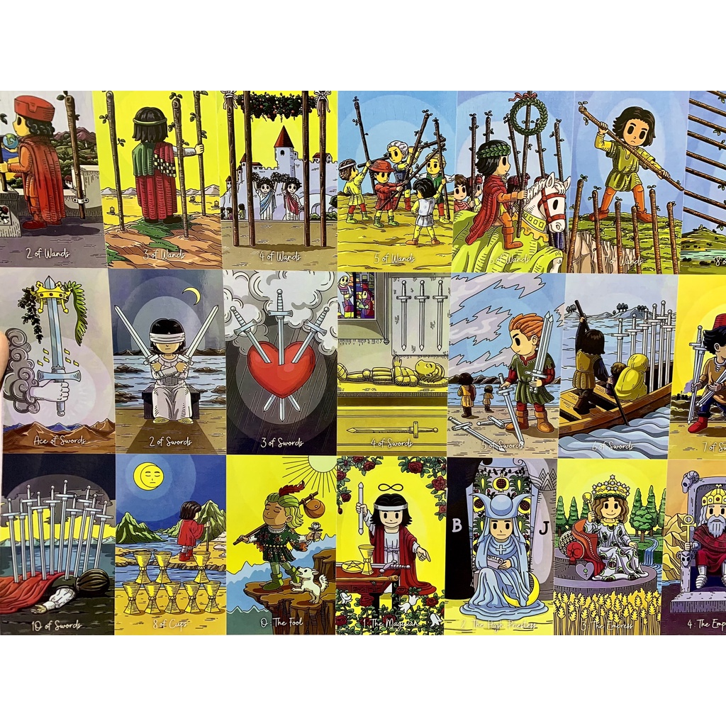 Bộ bài Smith Tiny Tarot Handmade