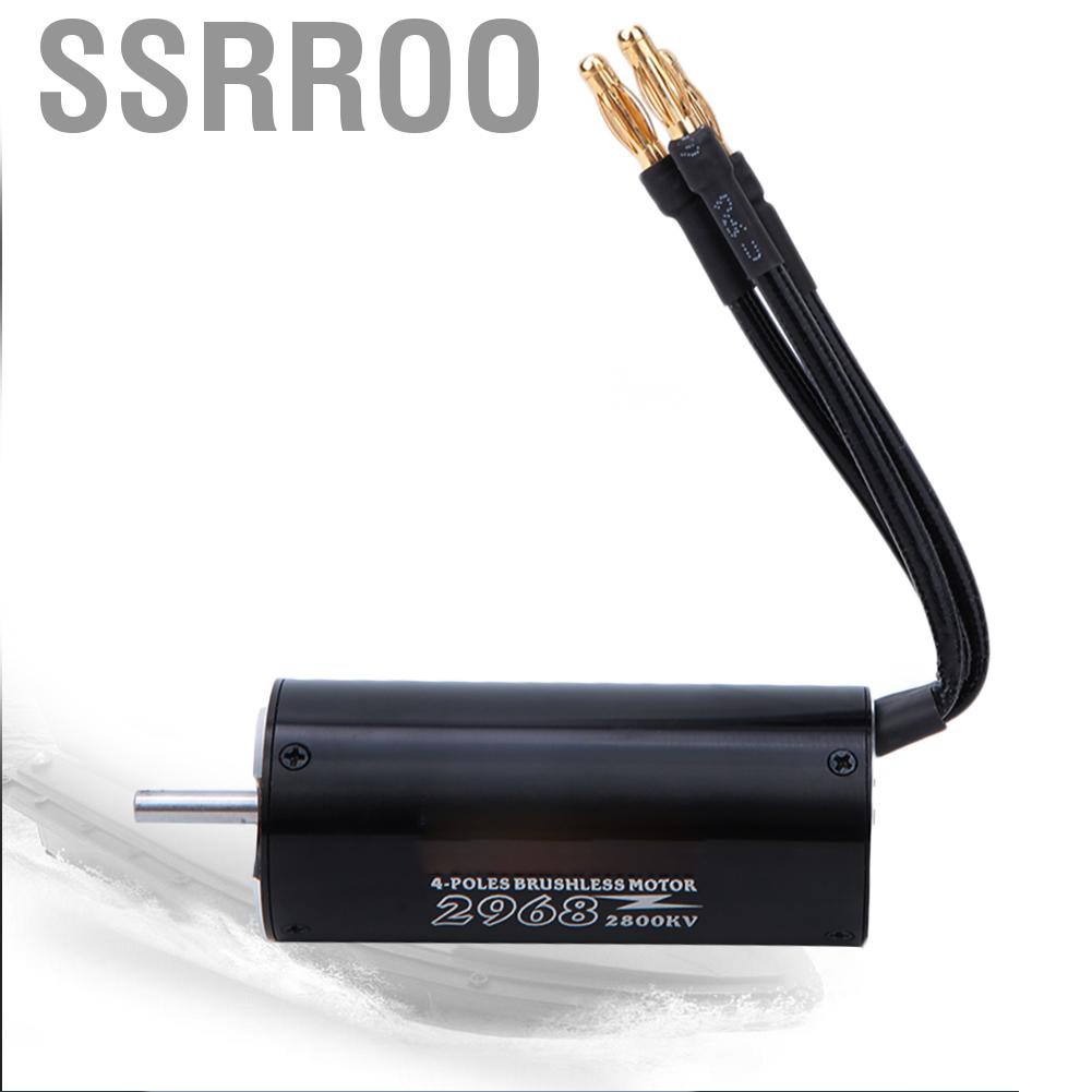 Bộ Điều Khiển Tốc Độ Động Cơ Không Chổi Than Ssrroo 2968 2800kv 4 Cần Cho Thuyền Điều Khiển Từ Xa 600-800mm