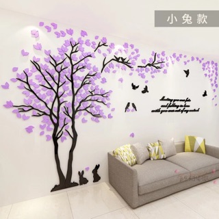 [ Hàng order 5 ngày] decal dán tường 3D