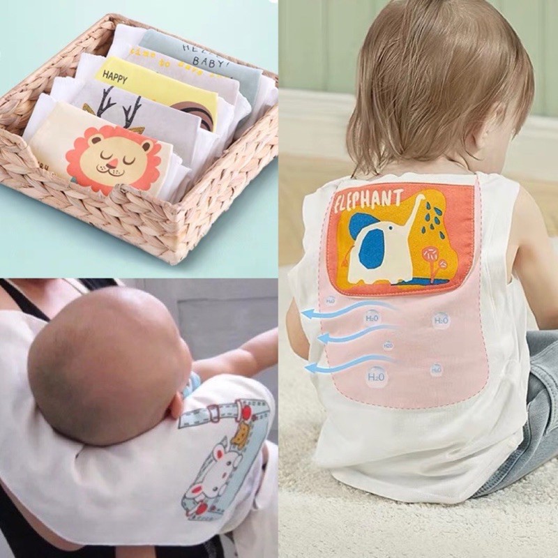Kids_mart: khăn lót lưng thấm mồ hôi cho bé