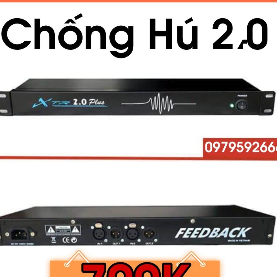 [Mã ELHACE giảm 4% đơn 300K] Thiết bị chống hú cao cấp micro feedback xtr 2.0 bảo hành 12 tháng