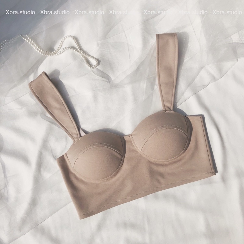 Áo bra corset Umi quai bản to hàng thiết kế