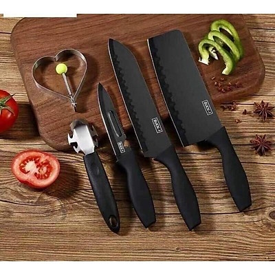 SIÊU SALE BỘ DAO BUCK - I ĐEN 5 CHI TIẾT