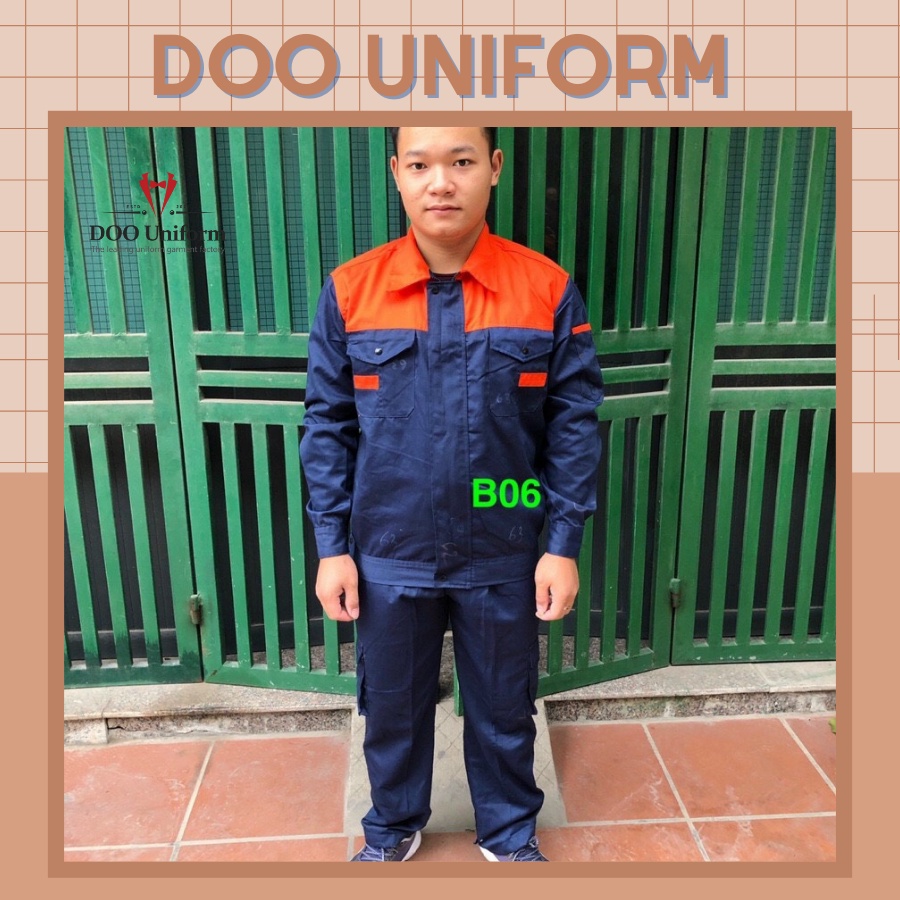 [DOO SAFETY] Đồ bảo hộ lao động vải kaki bền bỉ