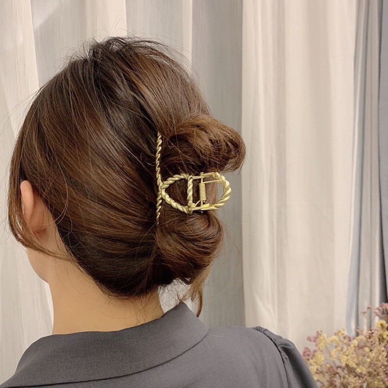 Kẹp Tóc LALILA Kim Loại Siêu Hot Phong Cách Cổ Điển Pháp KT01