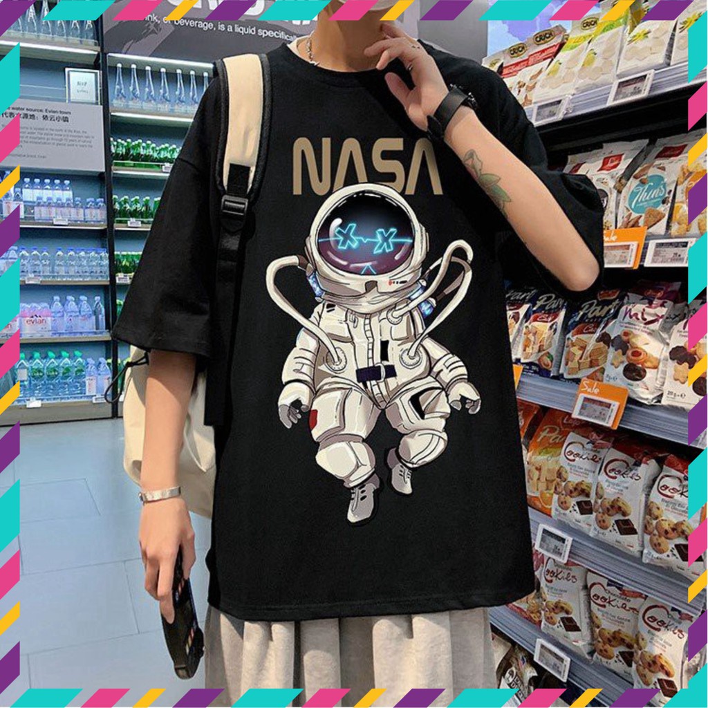 Áo Thun Tay Lỡ Form Rộng NASA Siêu Hot🍁 Unisex nam nữ đều mặc được | BigBuy360 - bigbuy360.vn