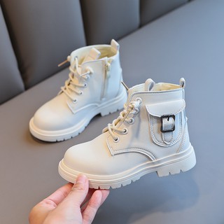Q65 giầy boot cổ cao chất da mềm êm chân cho bé