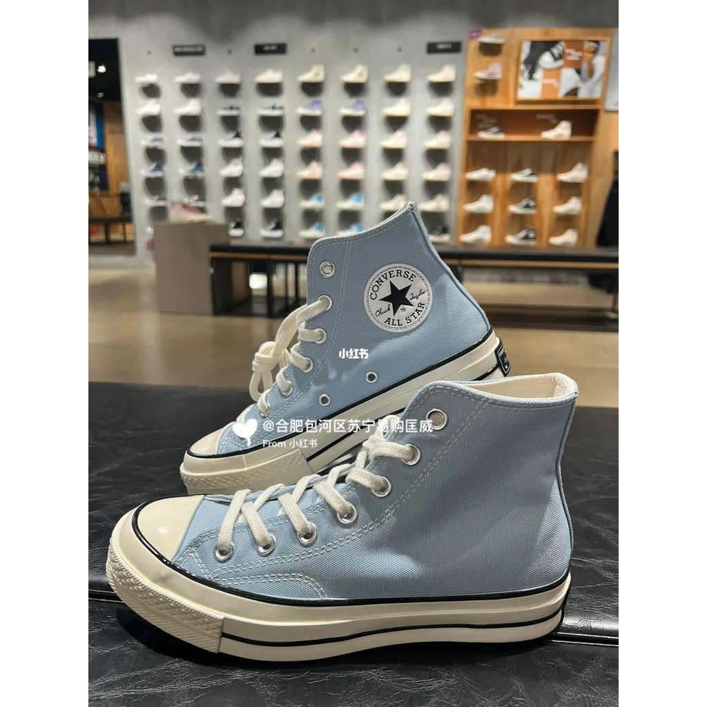 Giày Thể Thao Converse 1970s Vải canvas Màu Xanh Dương Thời Trang Mùa Hè Cho Nam Và Nữ-1583