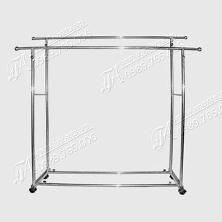 Sào phơi inox , giá phơi inox chân vuông cao cấp SPD15
