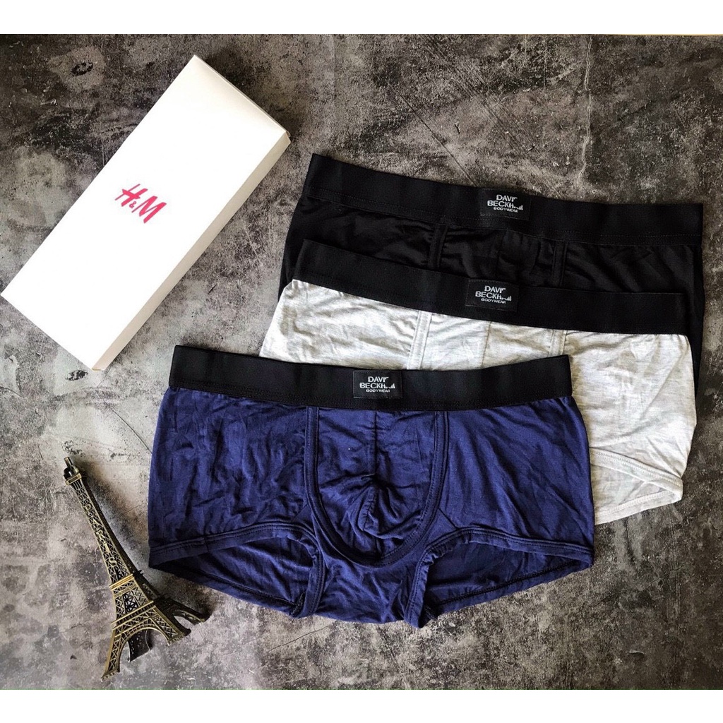 Quần Lót Nam Boxer - Quần Sịp Đùi Cạp To DVB Chất Cotton Siêu Co Giãn S86