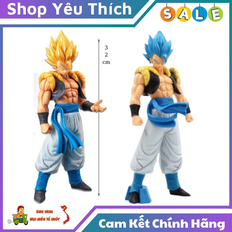 Mô Hình Trang Trí ⭐FREE SHIP⭐ Mô Hình Figure Dragon Ball Gogeta Blue Cao 32cm Cực Đẹp