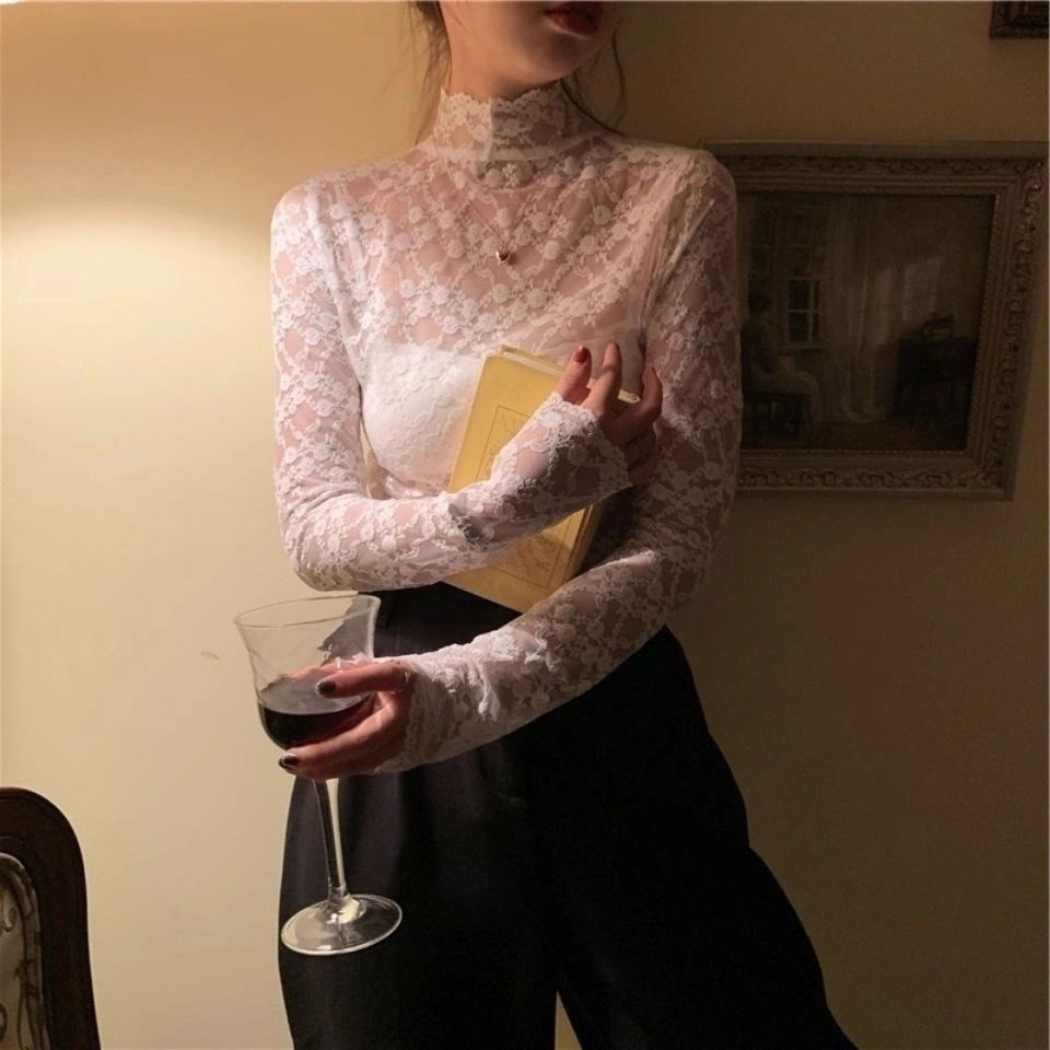 Áo ren tay dài thời trang mùa hè mới 2023