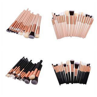 GUJHUI 20PCS/set Cosmetic Makeup Brushes Set Blusher Eyeshadow Powder Foundation