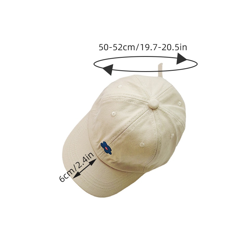 Mũ Lưỡi Trai Mềm Mại Điều Chỉnh Được Kích Thước Cho Bé Trai Và Bé Gái 3-5 Tuổi