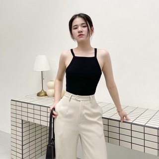 Áo yếm thun gân basic zareen thu132 đen