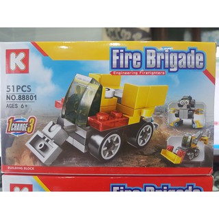 Bộ đồ chơi lắp ráp robot 6in1 88801