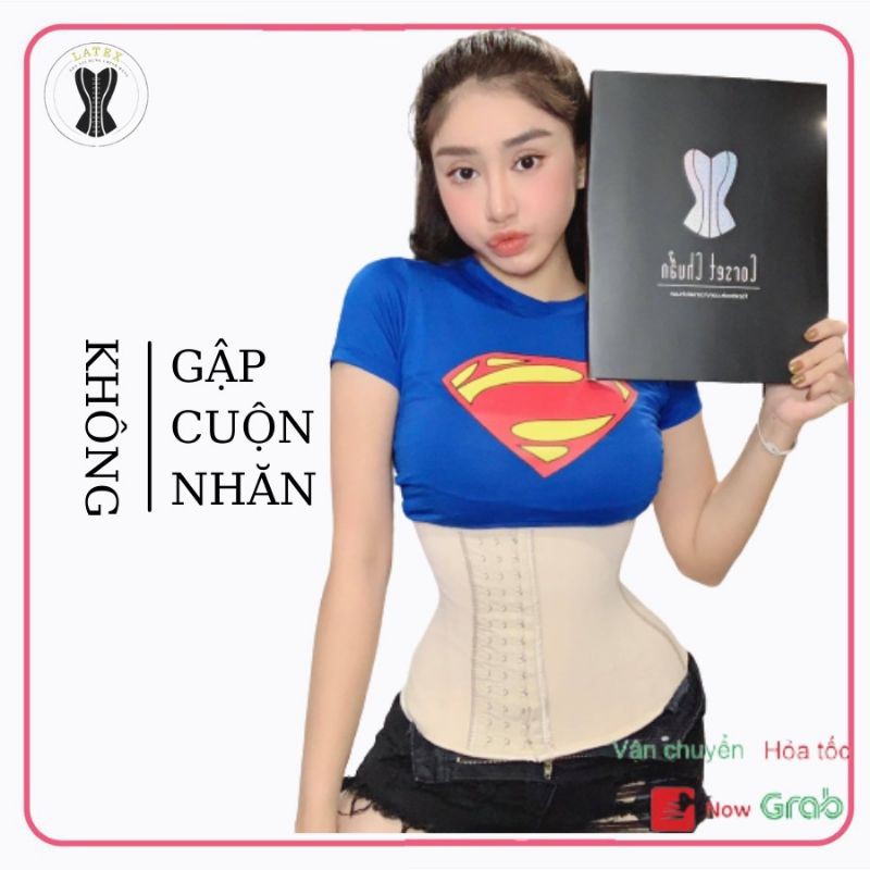 Đai nịt bụng latex chính hãng 25 xương Hy Lạp, cao gừng Hoàng Cung