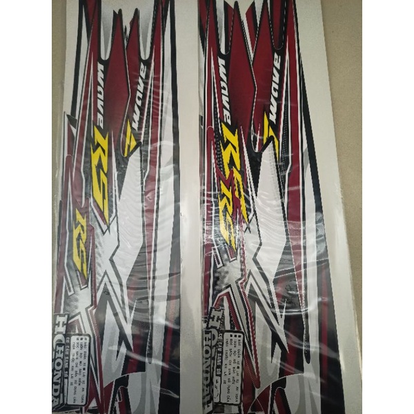 Bộ tem Wave RSX 2010 màu đỏ đen