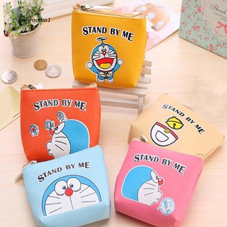 Ví đựng tiền mini giả da in hình Doraemon