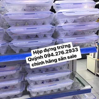 Hộp bảo quản trứng 12 ngăn lock&lock hpl954 săn sale