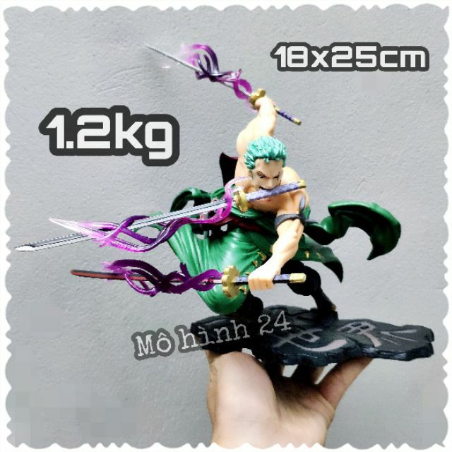 Mô hình zoro tam kiếm (không có hiệu ứng haki) Zoro ba ngàn thế giới sharon one piece onepiece figure Rep