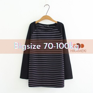 [BIGSIZE] ÁO THUN BIGSIZE SỌC NGANG XL-3XL TỪ 70-100KG - A24