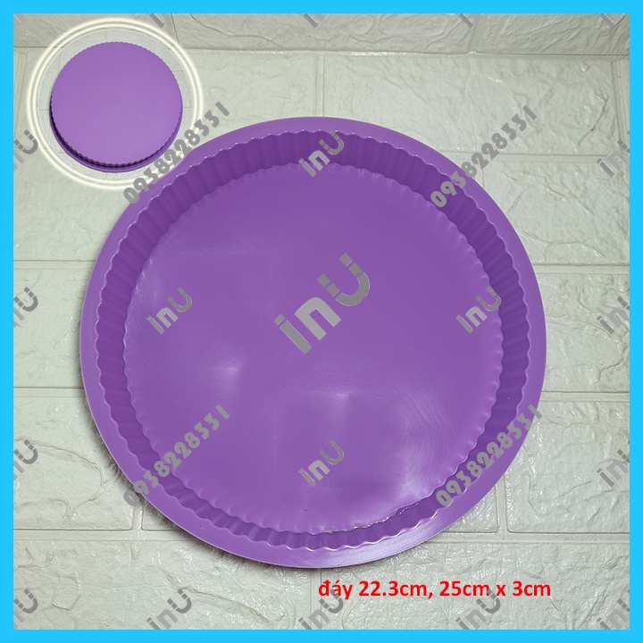 HCM - Khuôn silicon nướng bánh Tart trứng tròn, đổ rau câu tròn nhiều kích thước BSI