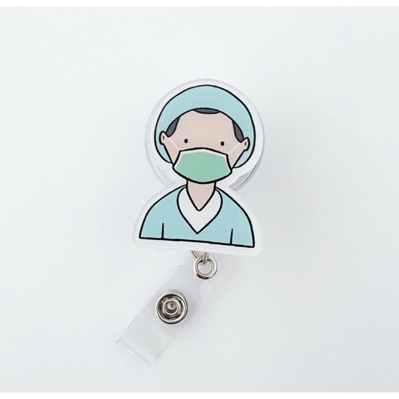 Kẹp bảng tên bác sĩ, nhân viên y tế, điều dưỡng