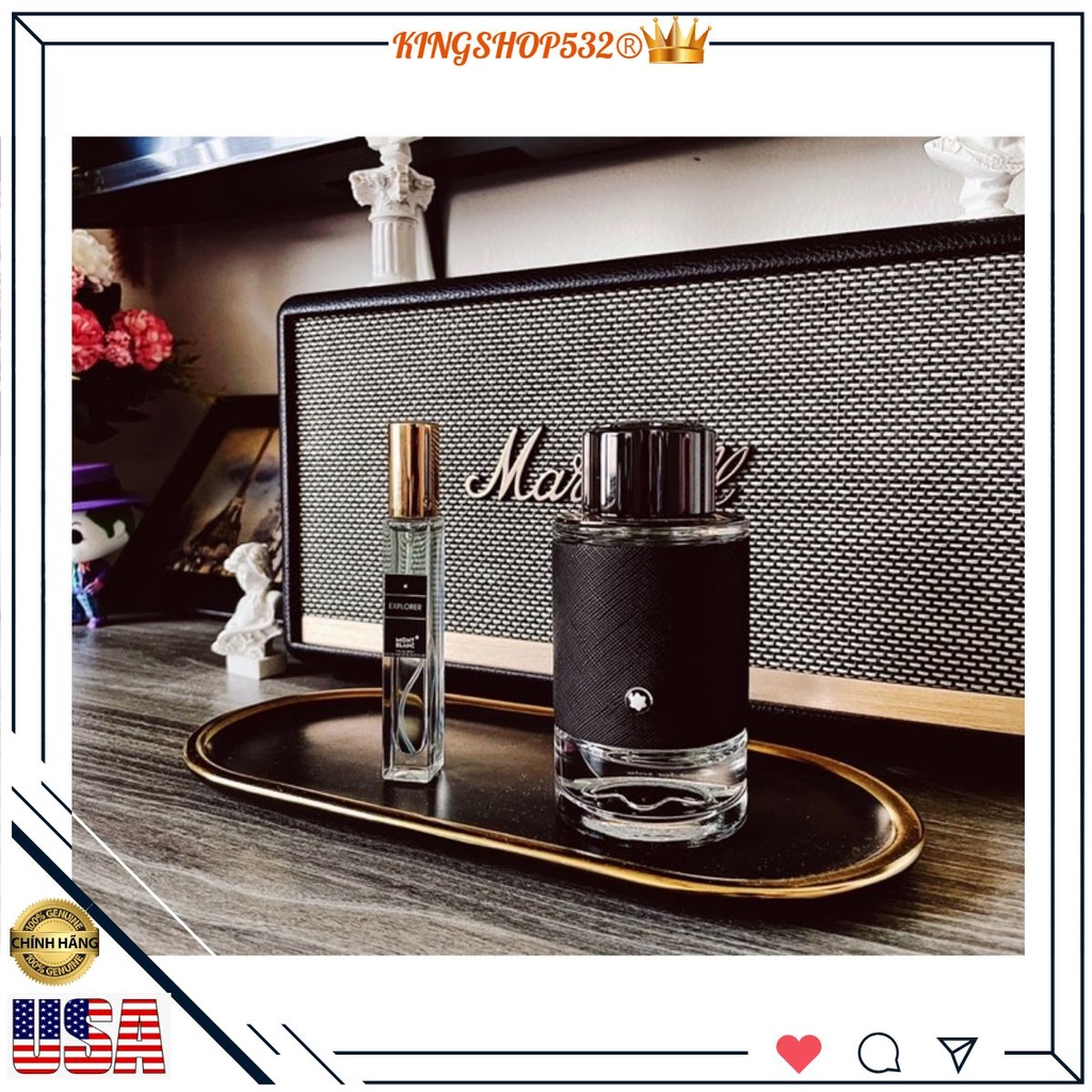 ❁ ❁ Mẫu thử 10ml nước hoa Montblanc Explorer ♚♚