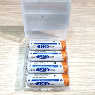 Pin Sạc DoublePow 3000Mah Kèm Bộ Sạc, Dung Lượng Thật, BH 1 Đổi 1