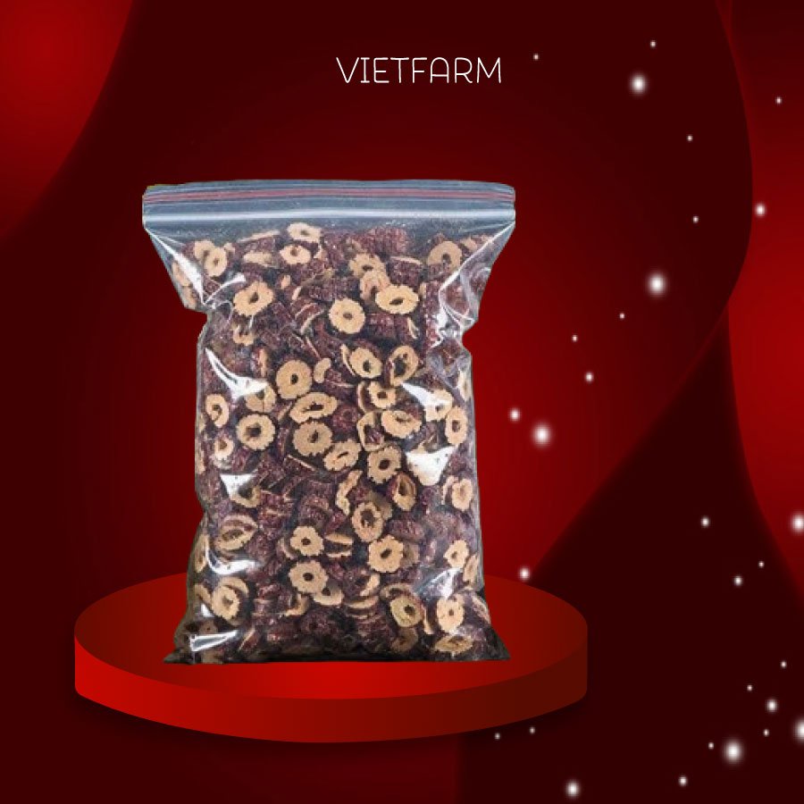 Táo Đỏ Thái Lát Sấy Khô - Cải Thiện Mất Ngủ, Ngăn Ngừa Ung Thư, Tốt Cho Tim Mạch - Vietfarm