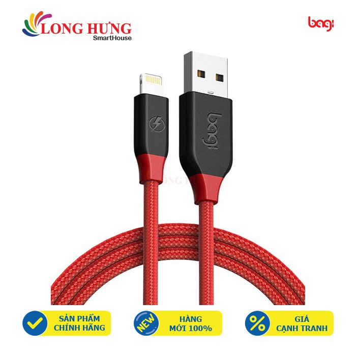 Cáp Lightning Bagi dây dù 1.5m IH150 - Hàng chính hãng