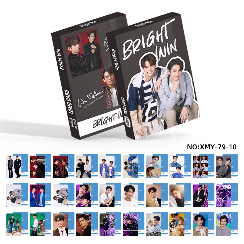 Hộp 30 Photocard hình BRIGHTWIN STRAY KIDS ENHYPEN GOT7 có chữ ký