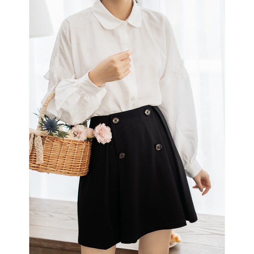 [ HÀNG CÓ SẴN] Chân váy nữ 4 khuy xinh đẹp